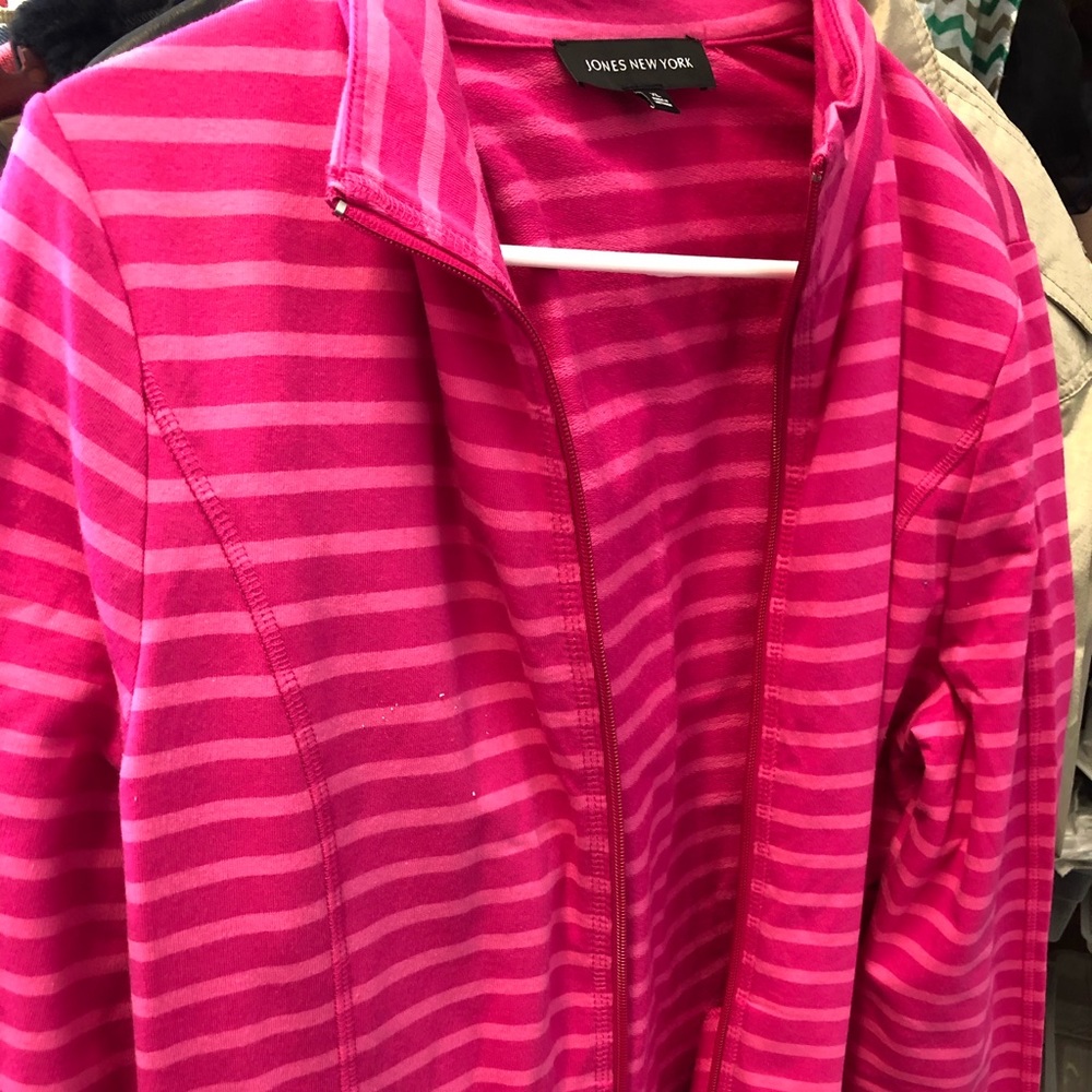 Zip up comfy stretchy jacket